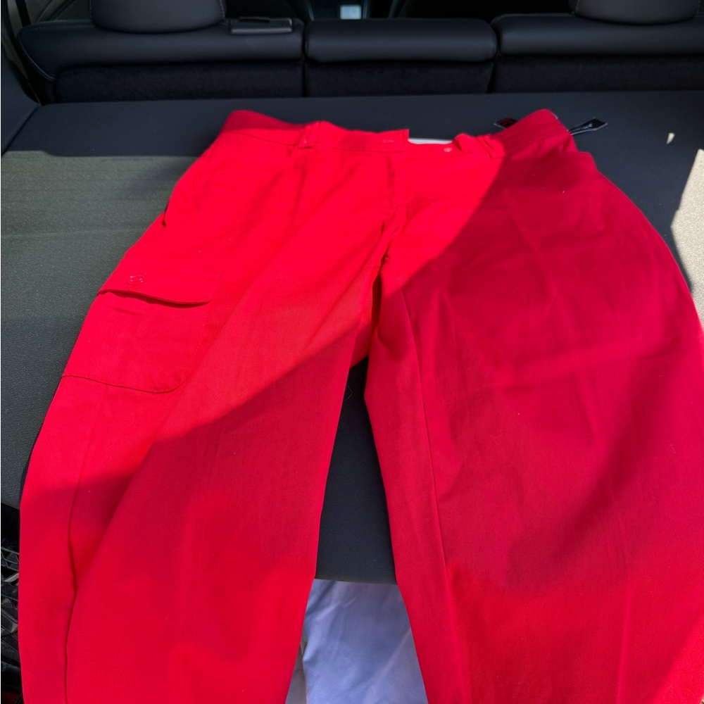 Counterparts Red and White Trousers